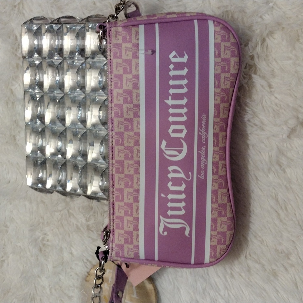 Juicy Couture Violet Tulle Shoulder Bag ✨ 🆕 - Picture 7 of 12